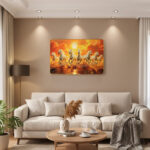 Seven Horses Wall Art – 12x18 Inch - Image 2