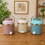 Insulated Double Wall Water Jug - 4000ml approx | BPA-Free Food Grade Plastic | Hot & Cold Leak-Proof Dispenser with Tap | Stylish Dual-Tone Design - Image 5