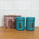 Container Set – 2 Pcs, 800ml BPA-Free Plastic Storage Jars with Transparent Window - Image 6