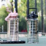 2-Litre Motivational Water Bottle with Time Marker & Straw | 2000ml Large Capacity BPA-Free Sports Bottle | Leak-Proof Gym Bottle for Fitness, Workout & Outdoor Activities - Image 4