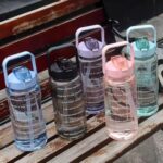 2-Litre Motivational Water Bottle with Time Marker & Straw | 2000ml Large Capacity BPA-Free Sports Bottle | Leak-Proof Gym Bottle for Fitness, Workout & Outdoor Activities - Image 5