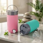 Crystal 3000ml Double Wall Insulated Water Jug with Tap | BPA-Free Leak-Proof Ice Pail Storage Tank | Portable Cold Water Dispenser with Handle for Home, Office & Travel - Image 3
