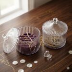 Diamond Premium Crystal-Clear Dry Fruit Jar Set of 2 | 500ml Food-Grade Airtight Storage Containers | BPA-Free & Non-Toxic Decorative Serving Jars for Snacks, Treats & Gifting - Image 4