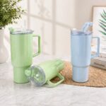 Toony Tumbler 1800ml Large Capacity Insulated Travel Mug with Handle & Straw | BPA-Free Leak-Proof Sports Water Bottle for Gym, Office & Travel - Image 3