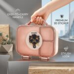Premium Bento Lunch Box for Kids & Adults – 3 Compartment Leak-Proof Meal Prep Container with Matching Spoon | BPA-Free, Food Grade & Freezer Safe - Image 6