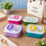 Mighty Lunch Box – Multi-Compartment Leakproof Bento Box for Kids & Adults – Microwave & Dishwasher Safe Airtight Tiffin with Spoon/Fork - Image 2