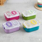 Mighty Lunch Box – Multi-Compartment Leakproof Bento Box for Kids & Adults – Microwave & Dishwasher Safe Airtight Tiffin with Spoon/Fork - Image 6