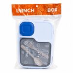 Smarty Lunch Box for Kids – Leakproof 3-Compartment Bento Box with Spoon, Fork, and Snack Container – BPA-Free Tiffin for School and Picnics - Image 7