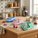 Smarty Lunch Box for Kids – Leakproof 3-Compartment Bento Box with Spoon, Fork, and Snack Container – BPA-Free Tiffin for School and Picnics - Image 6