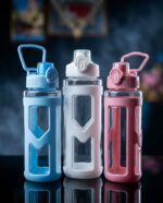 900ml Premium Sports Water Bottle with Carry Handle – BPA-Free Leakproof Hydration Bottle for Gym, Yoga, Office & Outdoor – Stylish Ergonomic Design - Image 5